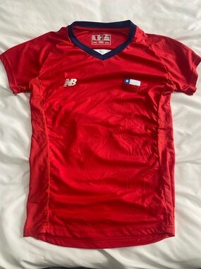 Chile Jersey with Navy Trim and White Accent by New Balance